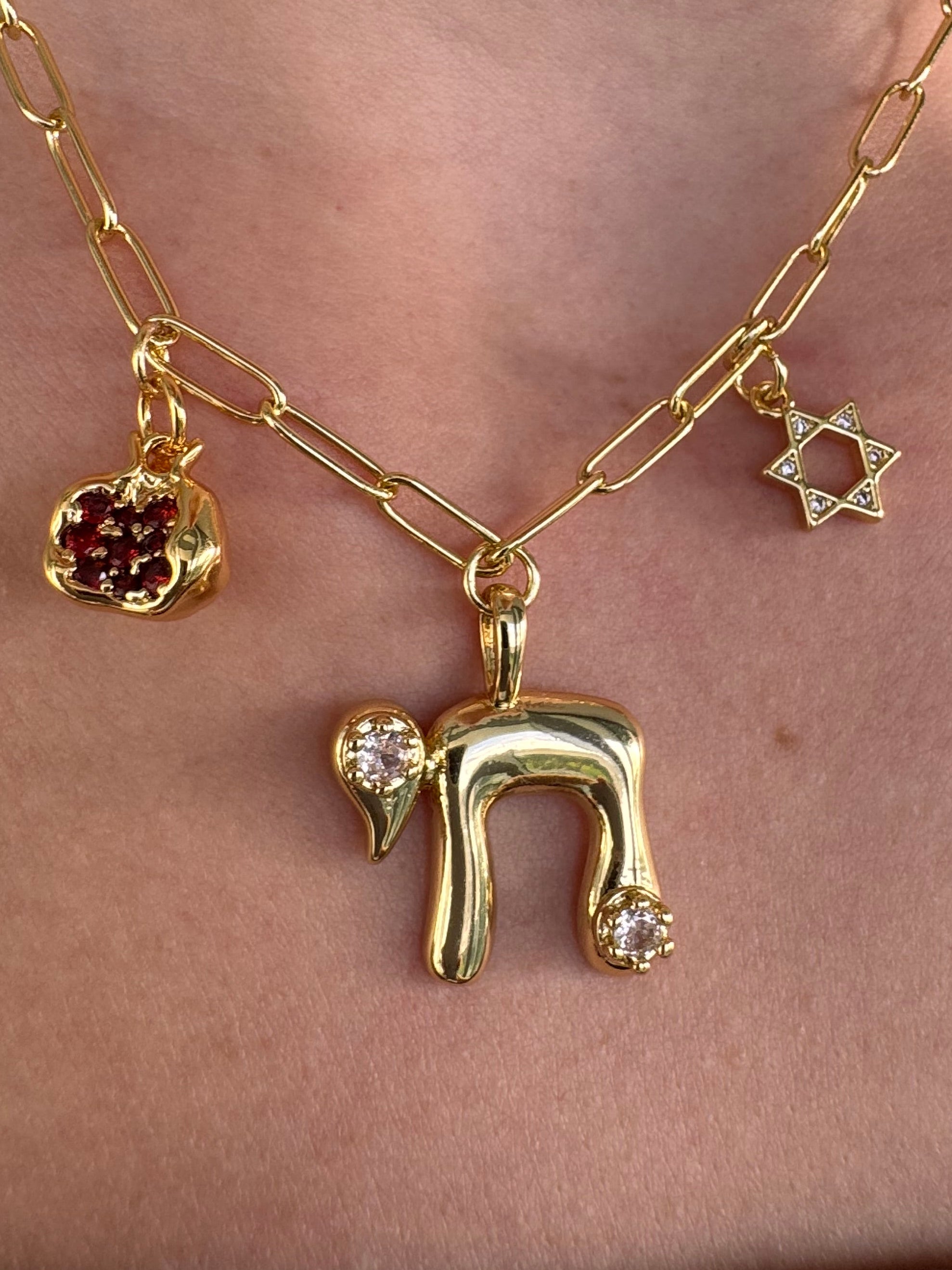 The "Ahava" Charm Necklace