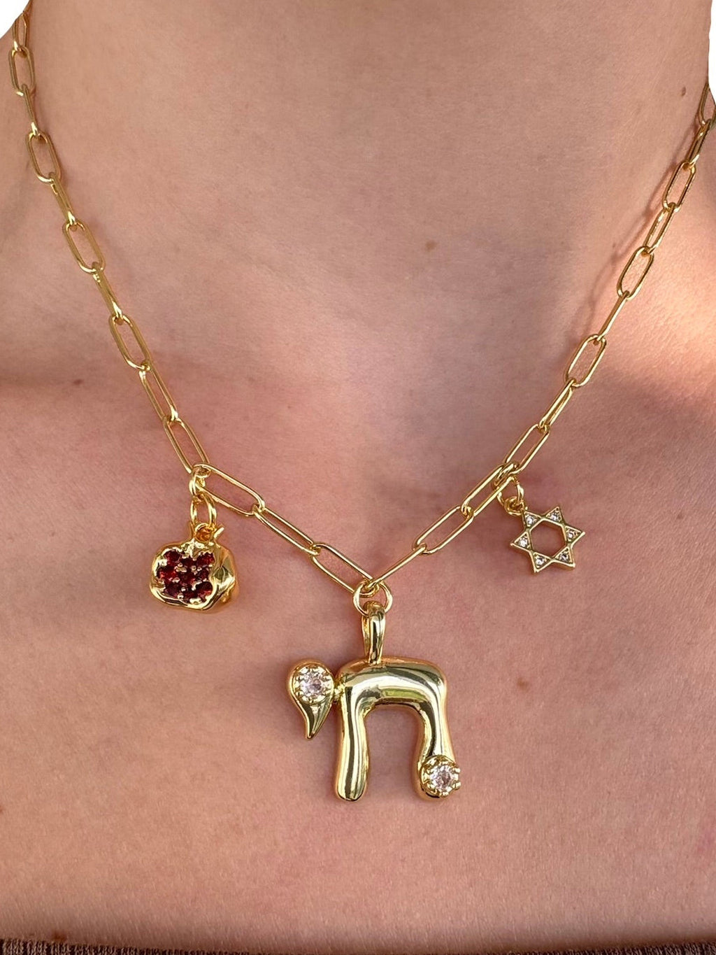 The "Ahava" Charm Necklace