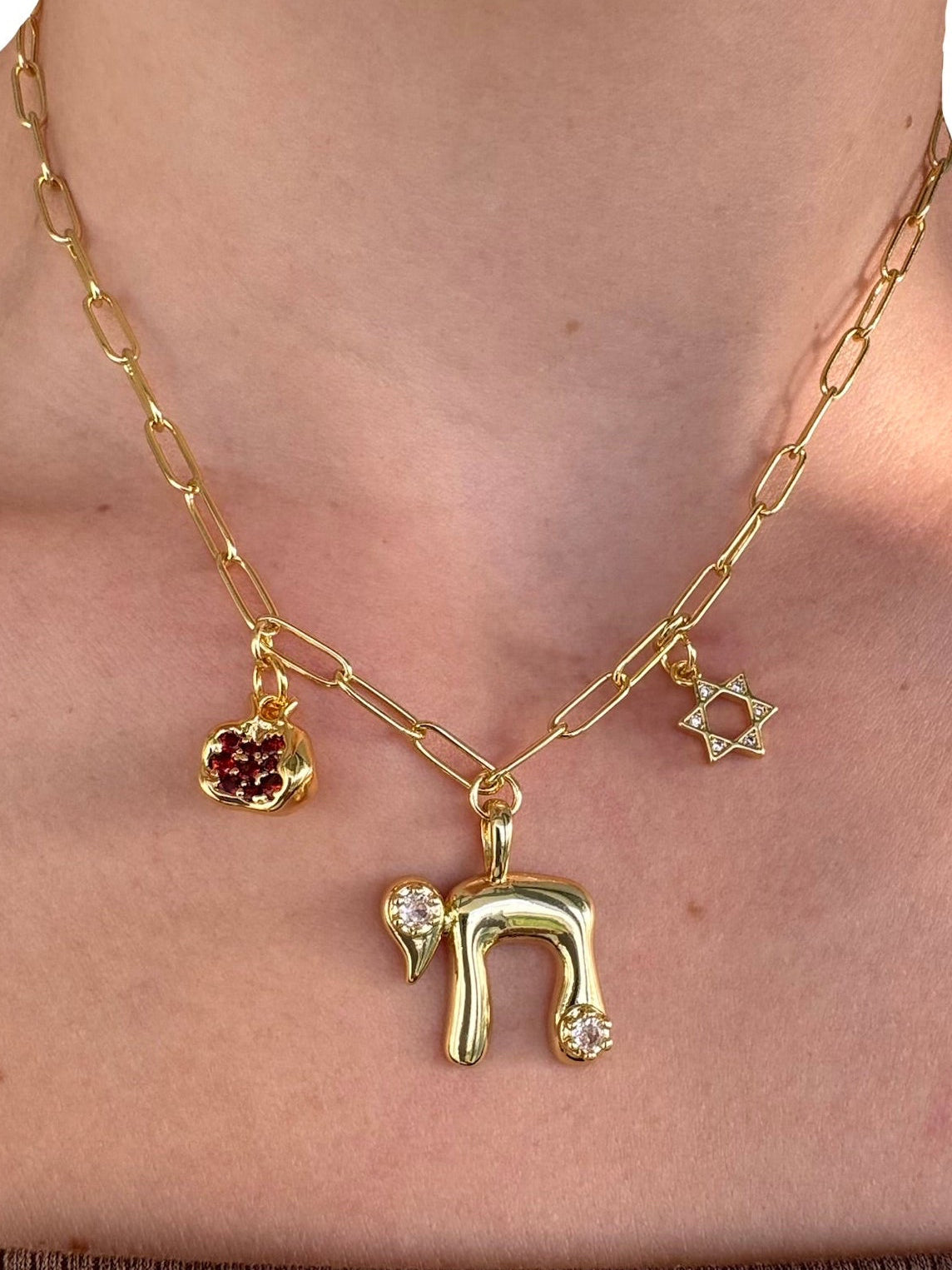 The "Ahava" Charm Necklace